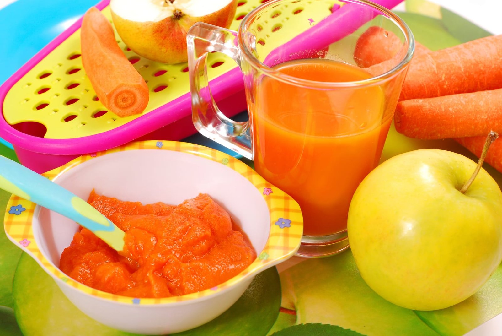 Homemade baby food preparation